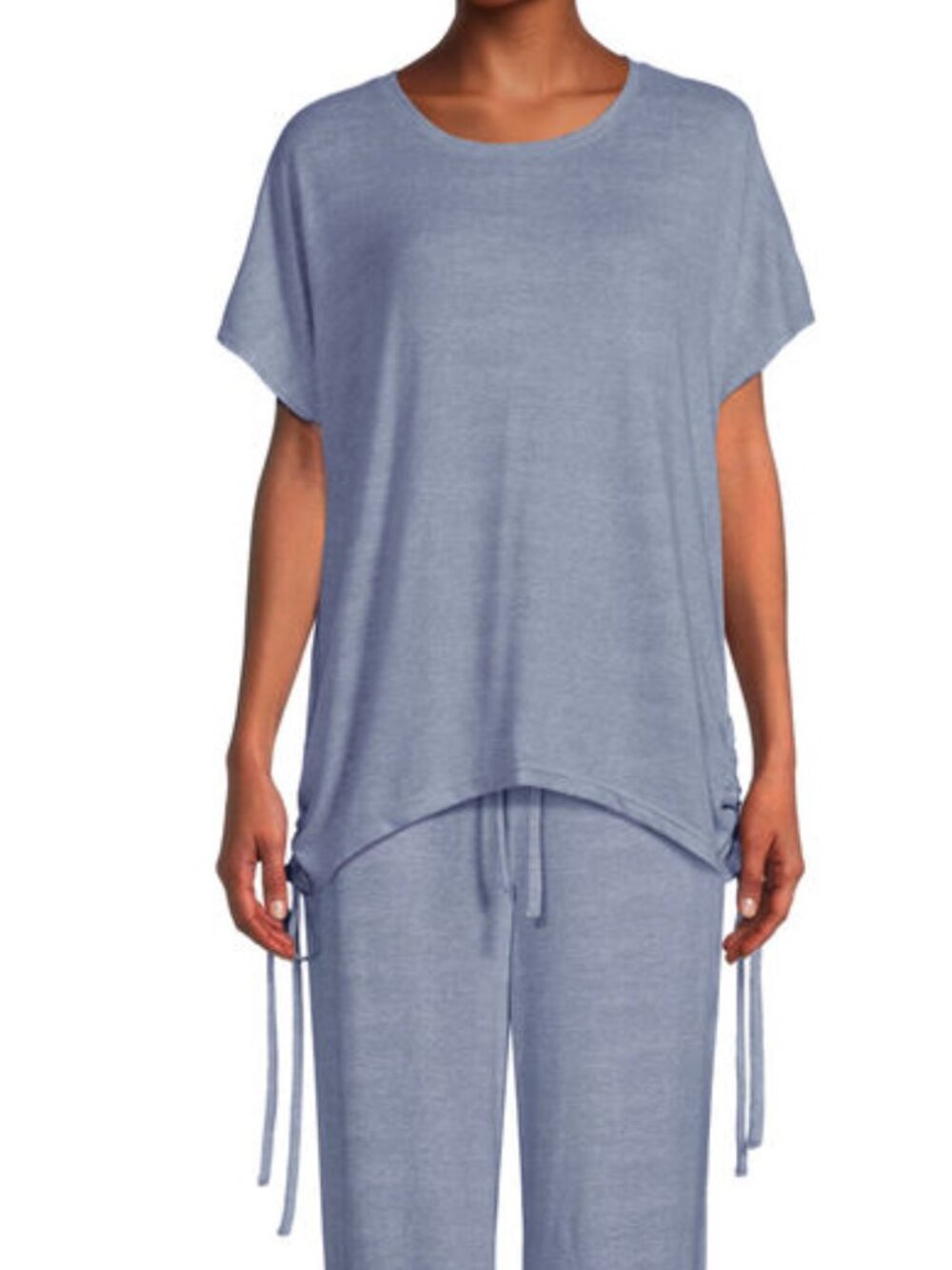 Baby Blue Lounge Top with Ties